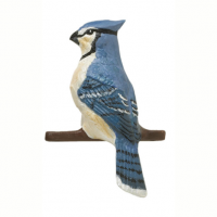 Blue Jay, Hand Painted Aluminum