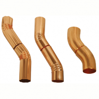 4" x 16 & 18 oz. Copper Smooth Round & Corrugated Elbows