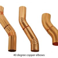 4" x 16 & 18 oz. Copper Smooth Round & Corrugated Elbows - Image 2