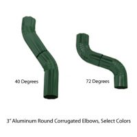 3″ x .019 Aluminum Corrugated Elbows, Select Colors - Image 2